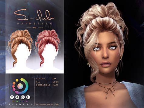 The Sims Resource - Lazy/relax updo hairstyle(Rina) | Sims hair, Sims ...