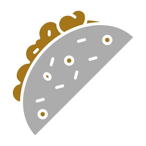 Taco Vector Icon Style 22487674 Vector Art at Vecteezy