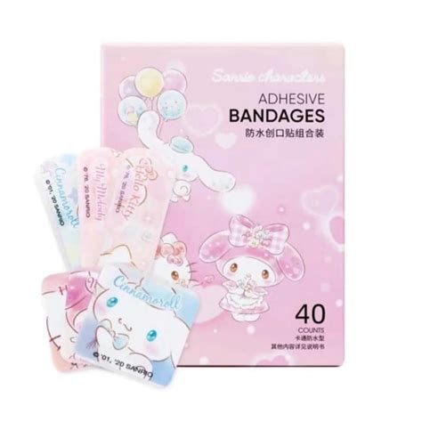 Promo Miniso X Sanrio Characters Adhesive Bandages - Plester Luka My Melody Diskon 23% Di Seller ...