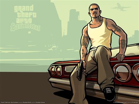 GTA San Andreas illustration, Grand Theft Auto San Andreas, video games HD wallpaper | Wallpaper ...