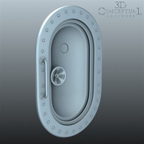 3DconceptualdesignerBlog: 3D Model Sales Part IV The Submarine Door/Hatch