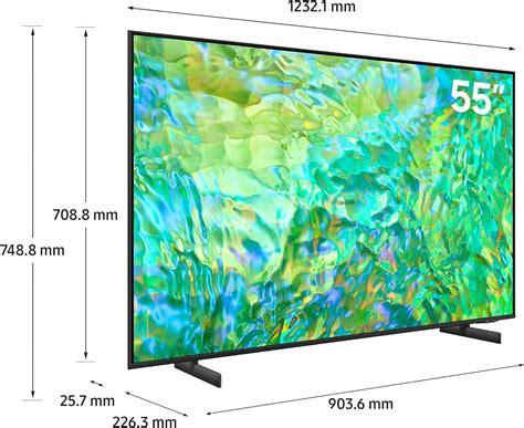 samsung 55 inch tv dimensions