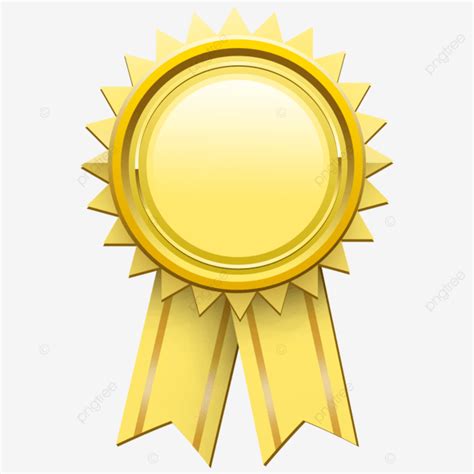 Gold Ribbon Award PNG Picture, Gold Ribbon Rosette Award Vector, Gold Award, Ribbon Award ...