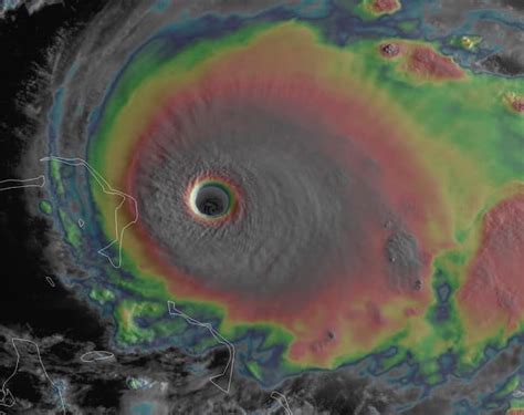 *UPDATE* Category 5 hurricane Dorian now at central pressure of 909-911 ...