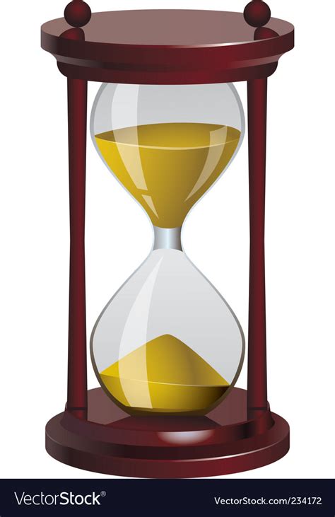 Sand clock Royalty Free Vector Image - VectorStock