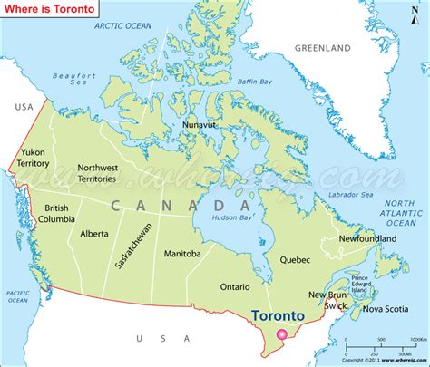 Where is Toronto | Toronto location, Location map, Islands in the pacific