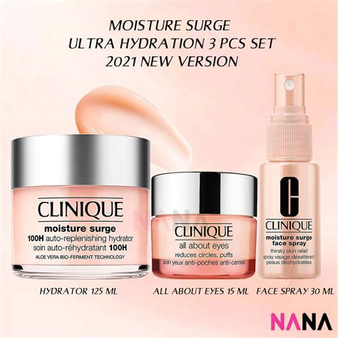 Clinique Moisture Surge Ultra Hydration Set (125ml+30ml+15ml) [2018 N ...