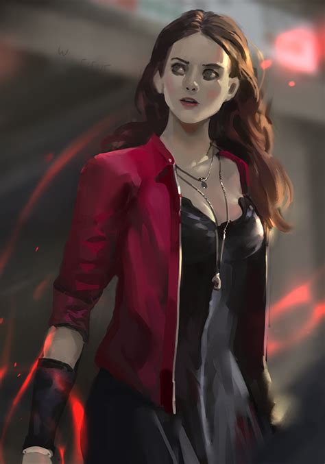 Scarlet Witch fan art by windboi on DeviantArt