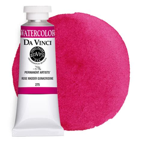 Da Vinci Rose Madder (Quin) Artist Watercolor Paint – 15ml