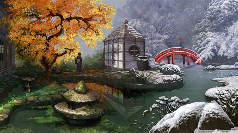 Oriental Garden Wallpapers - Wallpaper Cave