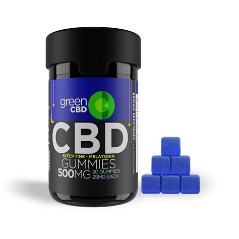 CBD Gummies - 500MG Sleep Time : Green CBD