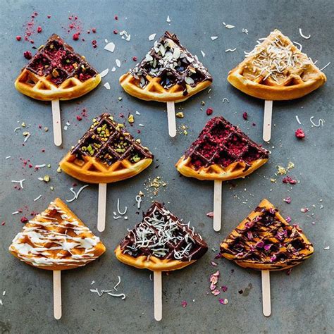 Chocolate Covered Waffle Pops Recipe | The Feedfeed