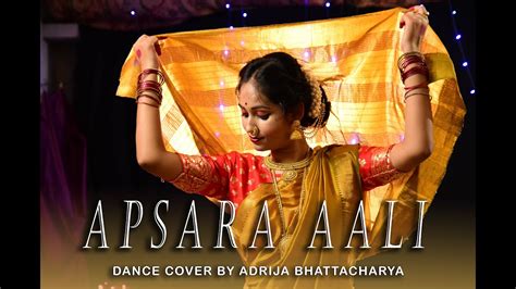 APSARA AALI || NATARANG HQ || LAVANI DANCE COVER || EASY STEPS || ADRIJA BHATTACHARYA Chords ...