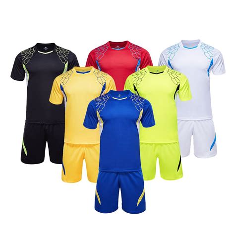 803 soccer uniforms 100% polyester 6 different colors Wholesale ...