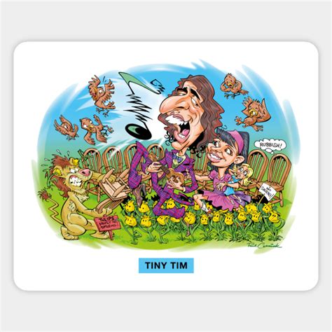 Tiny Tim - Tiptoe Through The Tulips Magnet | Vinyl sticker, Custom ...