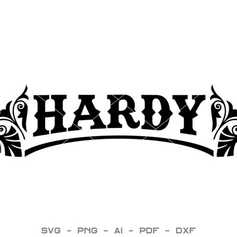 Hardy Svg Decal - Etsy