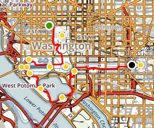 Walking Tour of Washington DC Monuments and Memorials Map Walking Map ...