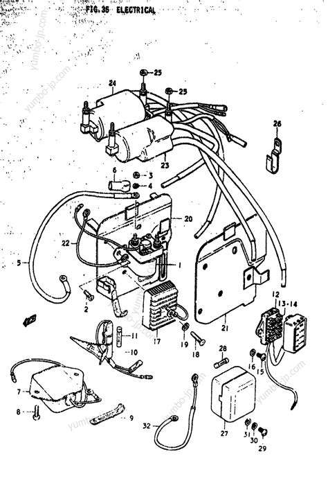 YUMBO | spare parts catalog for мотоцикла SUZUKI GS750 1978 year Electrical