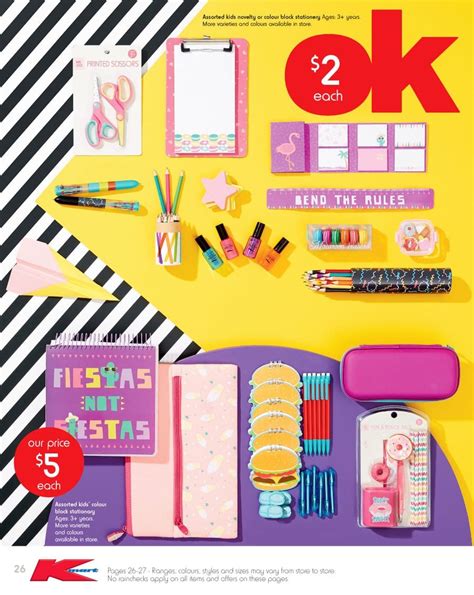 Kmart Stationery Needs Catalogue 15 - 27 Jan 2016 - Catalogue AU