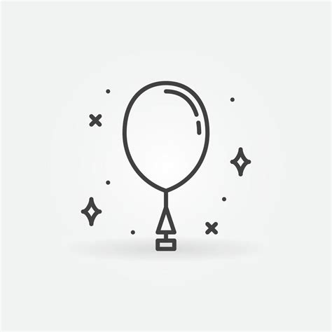 Radiosonde vector Weather Balloon concept outline icon 20413706 Vector ...