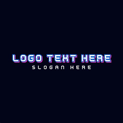 Neon Tech Wordmark Logo | BrandCrowd Logo Maker