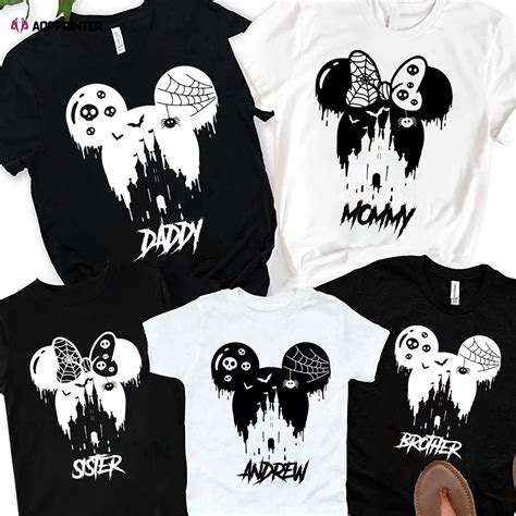 Personalized Disney Family Halloween Shirts - Aopprinter