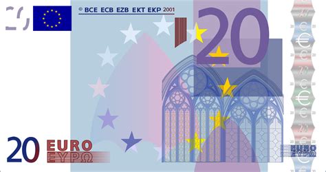Clipart - 20 Euro Note