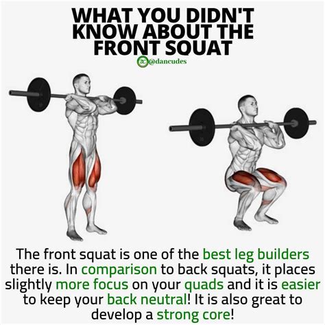 Front Squat Vs Back Squat