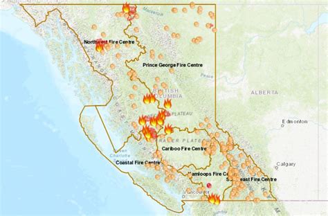 B.C. wildfires map 2018: Current location of wildfires around the province | Globalnews.ca