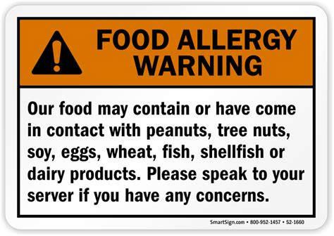 Speak To Your Server Food Allergy Sign, SKU: S2-1660 - MySafetySign.com