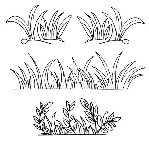 How to Draw Grass Coloring Pages | Color Luna