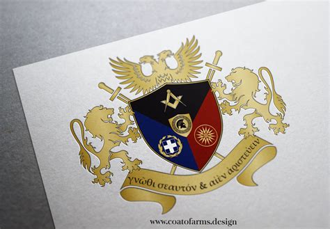 Coat of arms (family emblem) I designed for a pharmacy and trading family from Slovenia - Custom ...