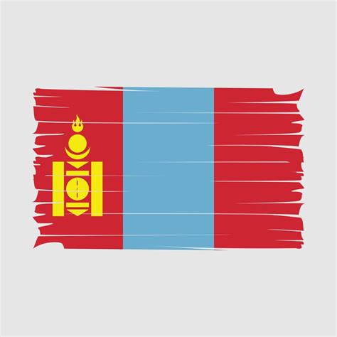 Mongolia Flag Vector 20166895 Vector Art at Vecteezy