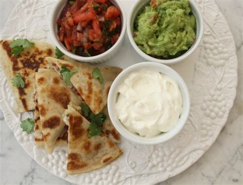 Spicy Chicken Quesadillas with Caramelized Onions - Connecticut in Style