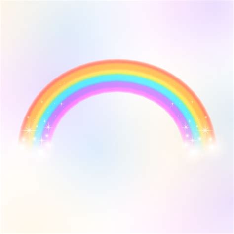 Realistic design rainbow | Free Vector