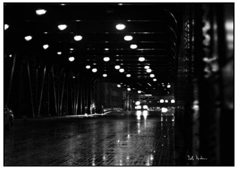 Approaching Conflation -Ilford HP5 plus 400 | lights, nocturne, rain, reflection | B12 Photos