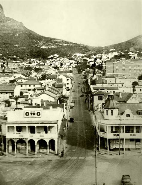 Kloof street,1942. | Cape town south africa, Africa photography, Kloof