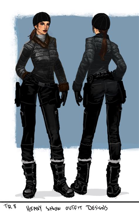 Tomb Raider Underworld - Lara Croft Snow Outfit Illustrations and Artwork