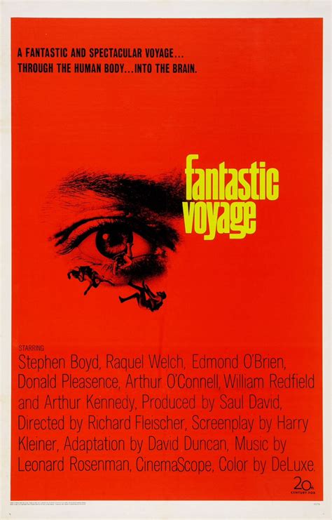 FANTASTIC VOYAGE (1966) | Fantastic voyage, Movie posters, Donald pleasence