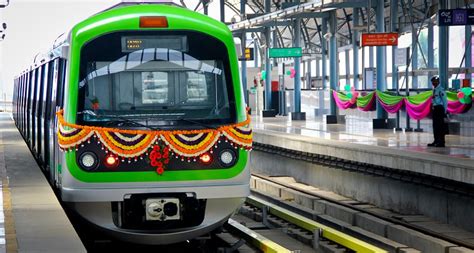 Section of Bangalore metro's Green Line opens to the public - Rail UK