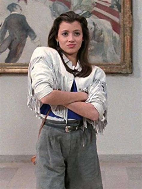 Ferris Bueller’s Day Off Mia Sara Sloane Peterson Fringe Jacket - New American Jackets