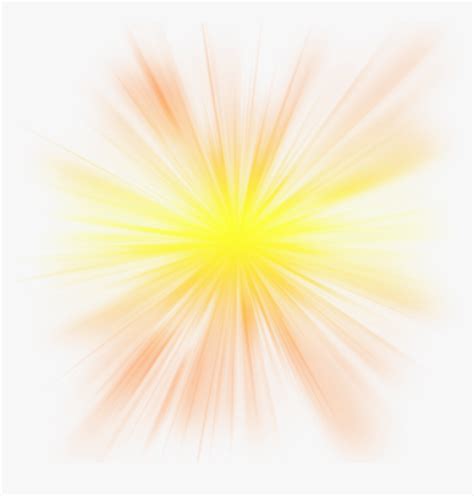 Transparent Light Glow Png - Yellow Sparkle Transparent Background, Png Download - kindpng