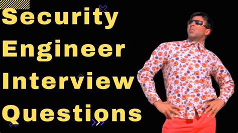 Cyber Security Interview Questions For Pro Candidate | Security Engineer Interview Questions ...