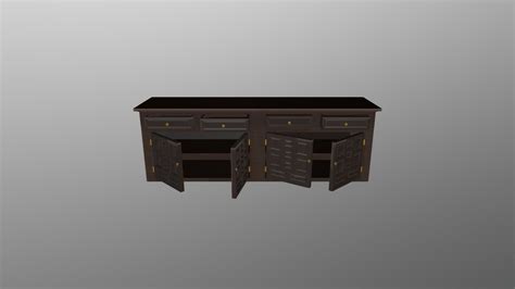 antique cabinet - Download Free 3D model by tornike.ch [f560487] - Sketchfab