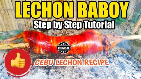 PAANO MAG LECHON NG BABOY | YUMMY CEBU LECHON RECIPE - YouTube