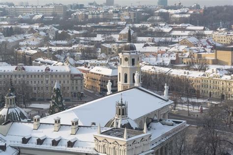 Premium Photo | Vilnius old town cityscape