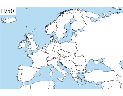 Cold War Europe Blank Outline Map 2022 - US Map Printable Blank