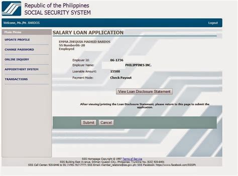 SSS Online Loan Application - Food, Travel and Whatevs