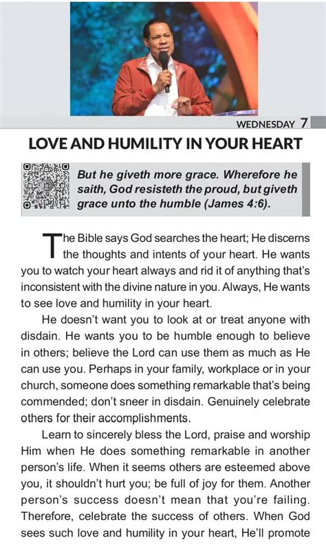 Rhapsody of Realities Daily Devotional on Twitter: "#ROR 𝐓𝐨𝐝𝐚𝐲! 🤗 📥 LOVE AND HUMILITY IN YOUR ...