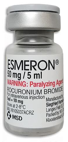 Esmeron Dosage & Drug Information | MIMS Malaysia